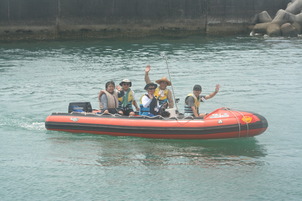 救助用ボート体験試乗①.JPG